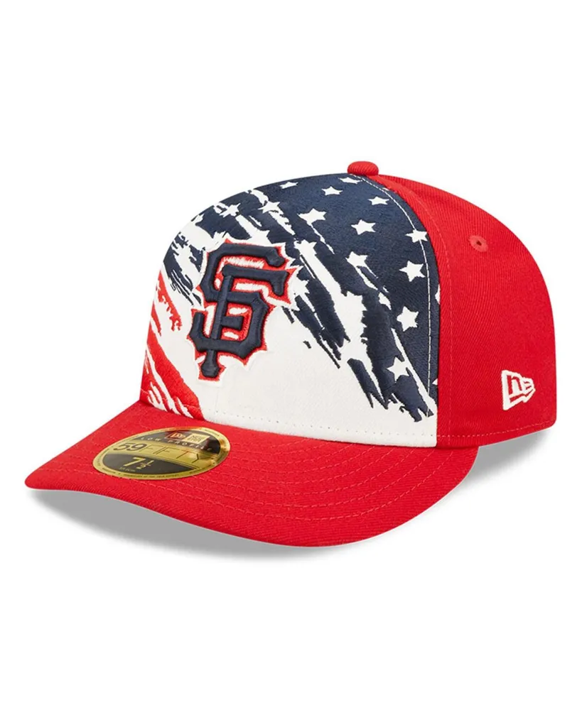 Men's New Era Red San Francisco Giants 2022 4th of July Low Profile 59FIFTY Fitted Hat