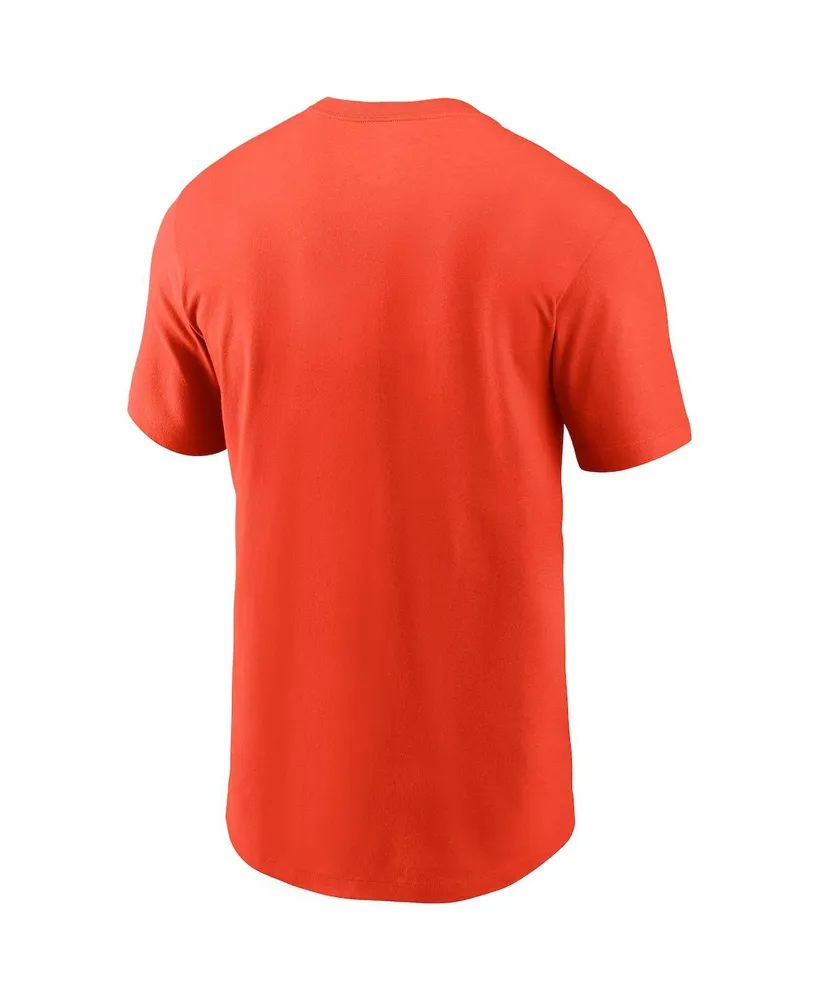 Men's Nike Orange Houston Astros City Connect Wordmark T-shirt