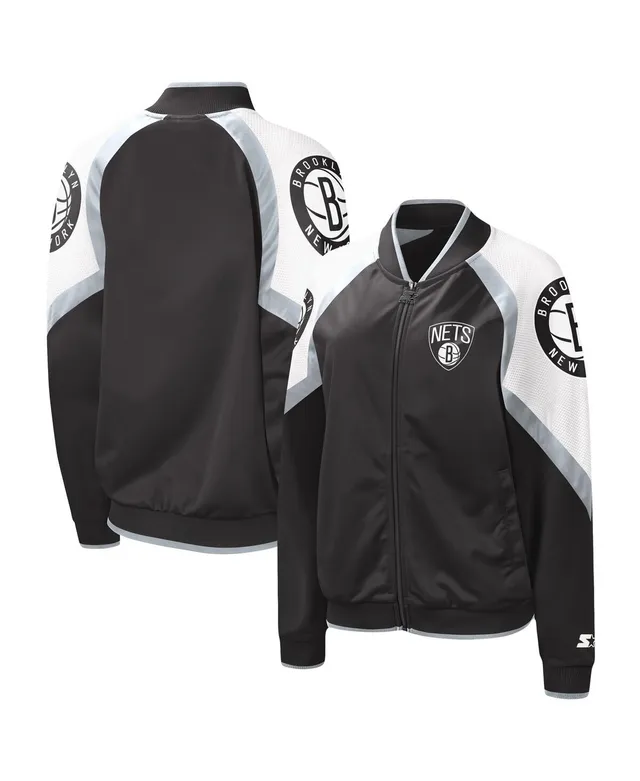 Women's The Wild Collective Silver/Black Las Vegas Raiders Raglan Full-Zip  Track Jacket