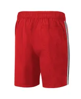 Men's G-iii Sports by Carl Banks Red Chicago Bulls Sand Beach Volley Swim Shorts