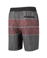 Men's G-iii Sports by Carl Banks Charcoal St. Louis Cardinals Horizon Volley Swim Trunks