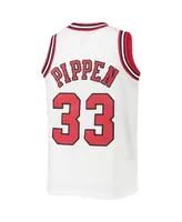 Big Boys Mitchell & Ness Scottie Pippen White Chicago Bulls 1997-98 Hardwood Classics Swingman Jersey