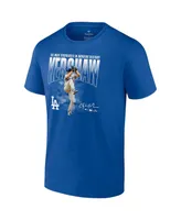 Men's Fanatics Clayton Kershaw Royal Los Angeles Dodgers Most Strikeouts T-shirt