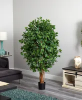 Nearly Natural 5.5' Ficus Artificial Tree