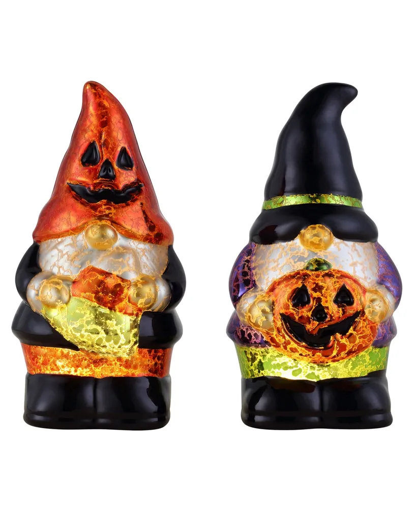 6" Halloween Gnomes Set, 2 Piece