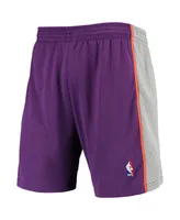 Men's Mitchell & Ness Purple Phoenix Suns 2001-02 Hardwood Classics Swingman Shorts