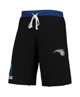 Men's Jonathan Isaac Black Orlando Magic Name and Number French Terry Shorts