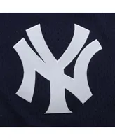 Men's Mitchell & Ness Bernie Williams Navy New York Yankees Cooperstown Mesh Batting Practice Jersey