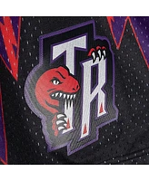 Men's Mitchell & Ness Red, Purple Toronto Raptors 1998/99 Hardwood Classics Fadeaway Reload 3.0 Swingman Shorts