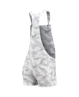 Women's Concepts Sport Gray Kansas City Royals Camo Overall Romper