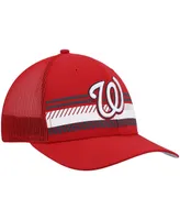 Men's '47 Red Washington Nationals Cumberland Trucker Snapback Hat