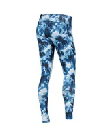 Women's Foco Royal Los Angeles Dodgers Tie-Dye Leggings