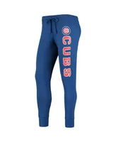 Women's New Era Royal Chicago Cubs Tri-Blend Pants