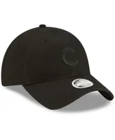 Women's New Era Chicago Cubs Black on Black Core Classic Ii 9TWENTY Adjustable Hat