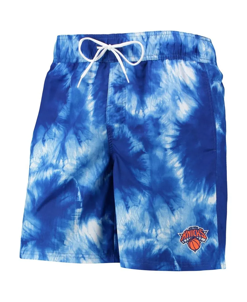 Men's G-Iii Sports By Carl Banks Blue New York Knicks Splash Volley Swim Shorts