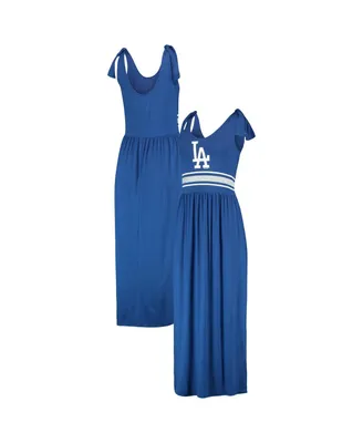 Women's G-iii 4Her by Carl Banks Royal Los Angeles Dodgers Game Over Maxi Dress