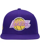 Men's Mitchell & Ness Purple Los Angeles Lakers Hardwood Classics Snapback Hat