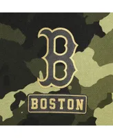 Women's New Era Green Boston Red Sox 2022 Mlb Armed Forces Day Camo Full-Zip Hoodie