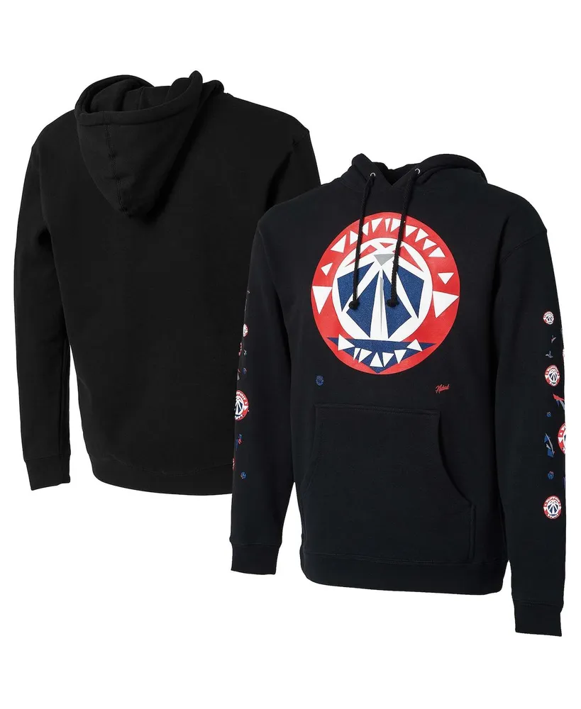 Men's Nba x Naturel Black Washington Wizards No Caller Id Pullover Hoodie