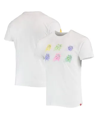 Men's Sportiqe White Phoenix Suns Street Capsule Bingham T-shirt