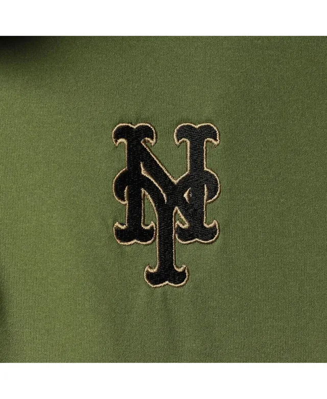 New York Yankees Levelwear Delta Sector Raglan Polo - Olive