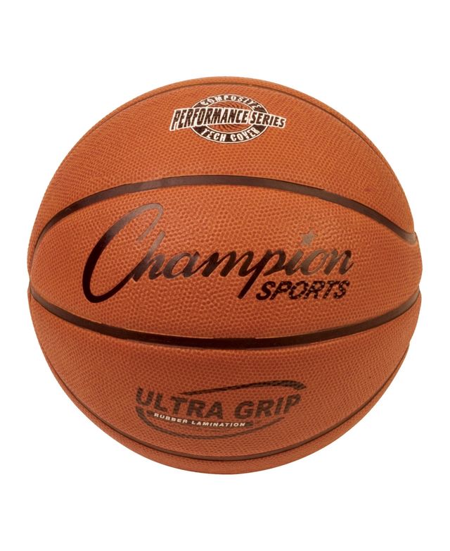 Champion Sports Ultra Grip Rubber Basketball with Bladder