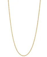 Glitter Rope 24" Chain Necklace in 10k Gold, Created for Macy's