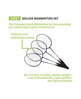 Champion Sports Deluxe Badminton Set, 14 Piece