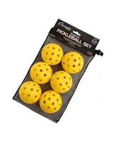 Champion Sports Recreational Outdoor Pickle Ball Set, Pack of 6