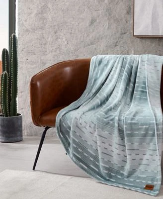 Wrangler Logan Stripe Ultra Soft Plush Blanket Collection