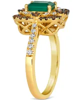 Le Vian Emerald (3/4 ct. t.w.) & Diamond (1/2 ct. t.w.) Ring in 14k Gold