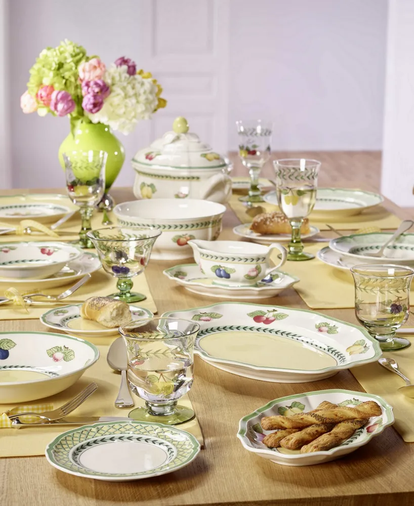 Villeroy & Boch French Garden Fleurence 14.5 " Long Medium Oval Platter, Premium Porcelain