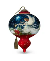 Ne'Qwa Art 7221107 Sing Alleluia Hand-Painted Blown Glass Ornament