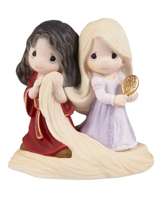 Precious Moments 221042 Disney Tangled Hold on to Your Dreams Bisque Porcelain Figurine