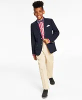 Tommy Hilfiger Big Boys Blazer Plaid Shirt Pants Bowtie Separates