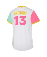 Toddler Boys and Girls Nike Manny Machado White San Diego Padres City Connect Replica Player Jersey