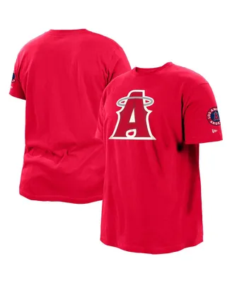 Men's New Era Red Los Angeles Angels City Connect Big and Tall T-shirt