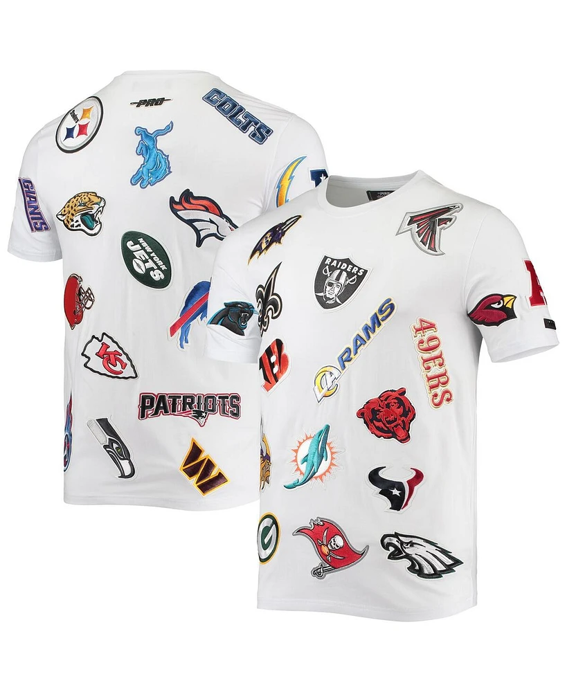 Men's Pro Standard White Nfl League Wordmark T-shirt