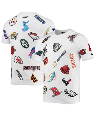 Men's Pro Standard White Nfl League Wordmark T-shirt