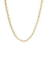 And Now This Thick Rectangular Link Chain Necklace