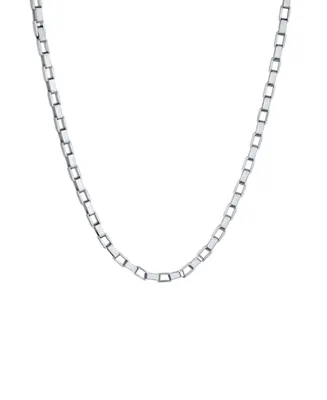 And Now This Thick Rectangular Link Chain Necklace