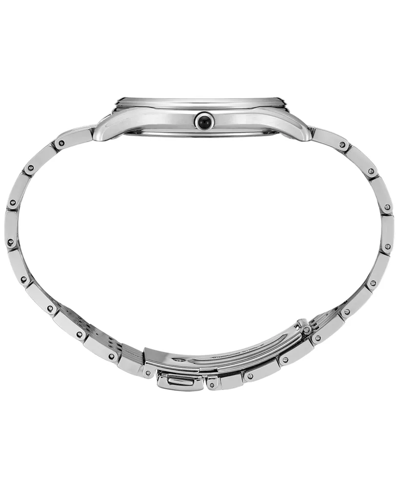 Seiko Men's Analog Essentials Stainless Steel Bracelet Watch 39mm