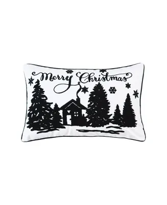 Merry Christmas Pillow 22" x 14"