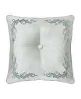 J Queen New York Belgium Embellished Decorative Pillow, 18" x 18"