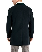 Tallia Men's Wool Blend Solid Overcoat