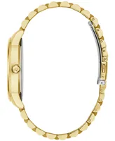 Bulova Men's Classic Diamond Accent Gold-Tone Stainless Steel Bracelet Watch 41mm - Gold