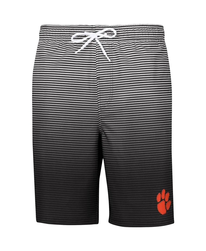 Men's G-iii Sports by Carl Banks Black Clemson Tigers Ocean Swim Trunks