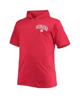 Men's Scarlet Nebraska Huskers Big and Tall Team Hoodie T-shirt