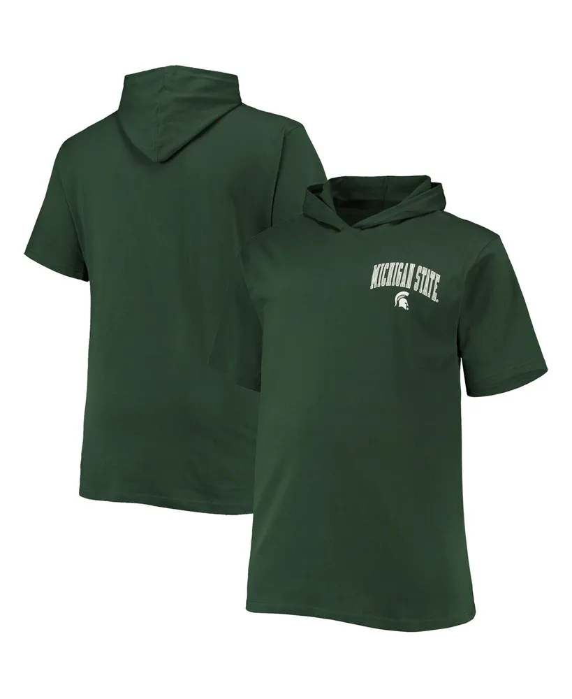 Men's Green Michigan State Spartans Big and Tall Team Hoodie T-shirt