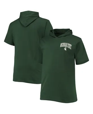 Men's Green Michigan State Spartans Big and Tall Team Hoodie T-shirt